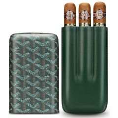 Cigar Case Leather Cabinet Travel Portable Pack of Two Pack of Three Gift Box
